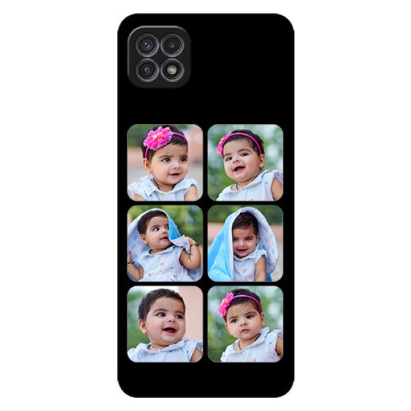 Galaxy A22 5G Photo Printing on Glass Case - Multiple Pictures Design