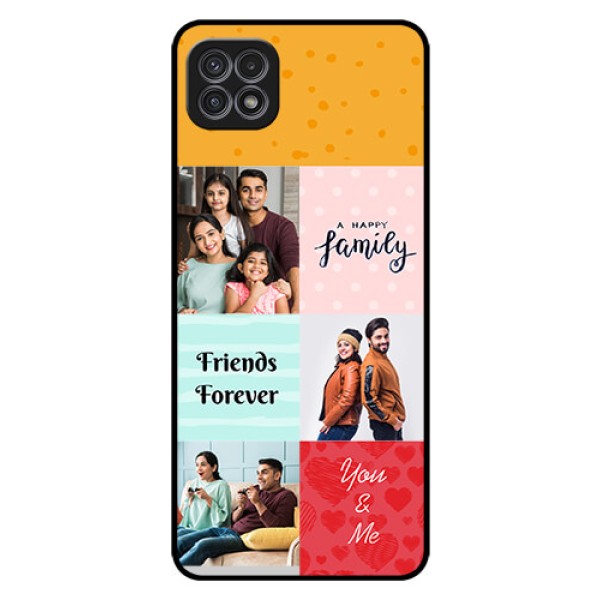 Galaxy A22 5G Personalized Glass Phone Case - Images with Quotes Design Galaxy A22 5G Personalized Glass Phone Case - Images with Quotes Design