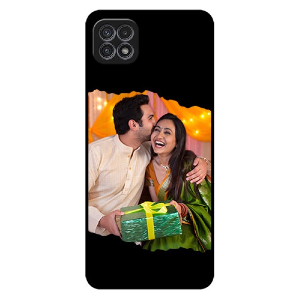 Galaxy A22 5G Custom Glass Phone Case - Tear-off Design Galaxy A22 5G Custom Glass Phone Case - Tear-off Design