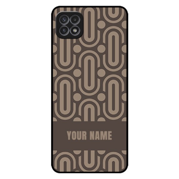 Galaxy A22 5G Custom Glass Phone Case - Captivating Zero Pattern Design Galaxy A22 5G Custom Glass Phone Case - Captivating Zero Pattern Design