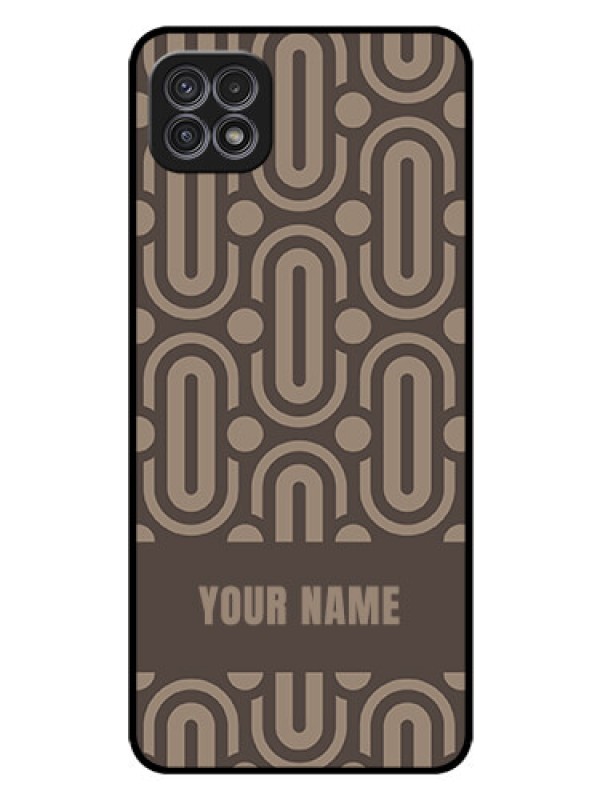 Custom Galaxy A22 5G Custom Glass Phone Case - Captivating Zero Pattern Design