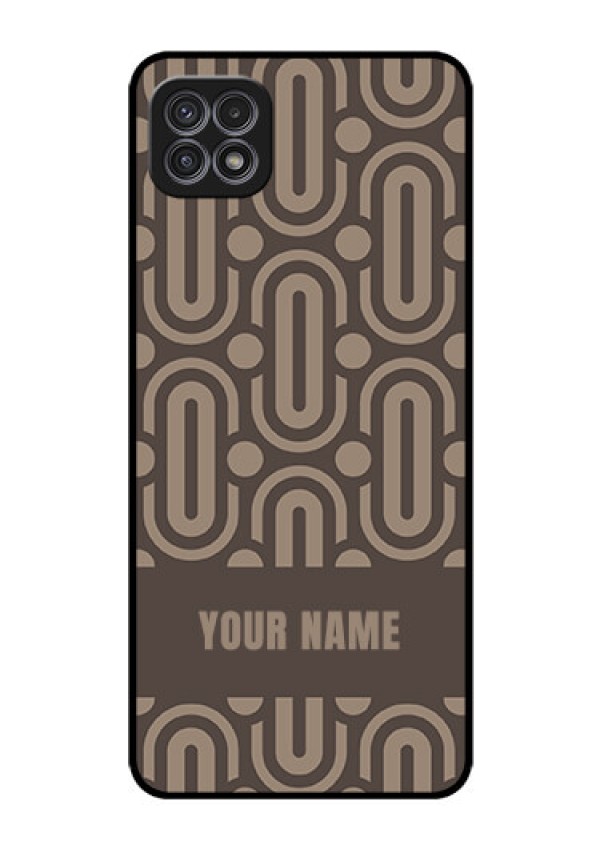 Galaxy A22 5G Custom Glass Phone Case - Captivating Zero Pattern Design