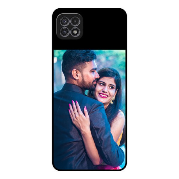 Galaxy A22 5G Custom Glass Phone Case - Upload Full Picture With Custom Color Design Galaxy A22 5G Custom Glass Phone Case - Upload Full Picture With Custom Color Design