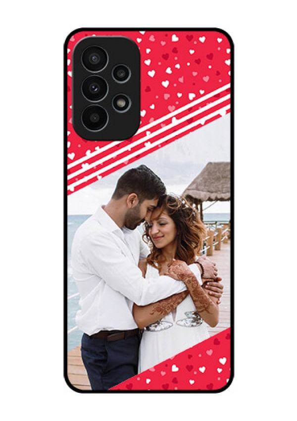 Galaxy A23 4G Custom Glass Mobile Case - Valentines Gift Design