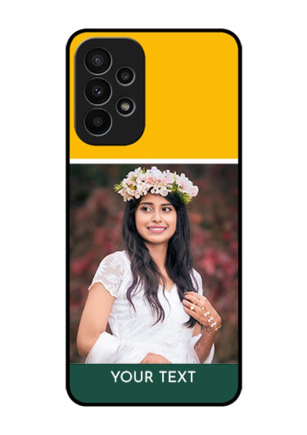 Galaxy A23 4G Photo Printing on Glass Case - Love You Design