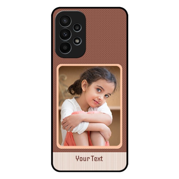 Galaxy A23 4G Custom Glass Phone Case - Simple Pic Upload Design Galaxy A23 4G Custom Glass Phone Case - Simple Pic Upload Design