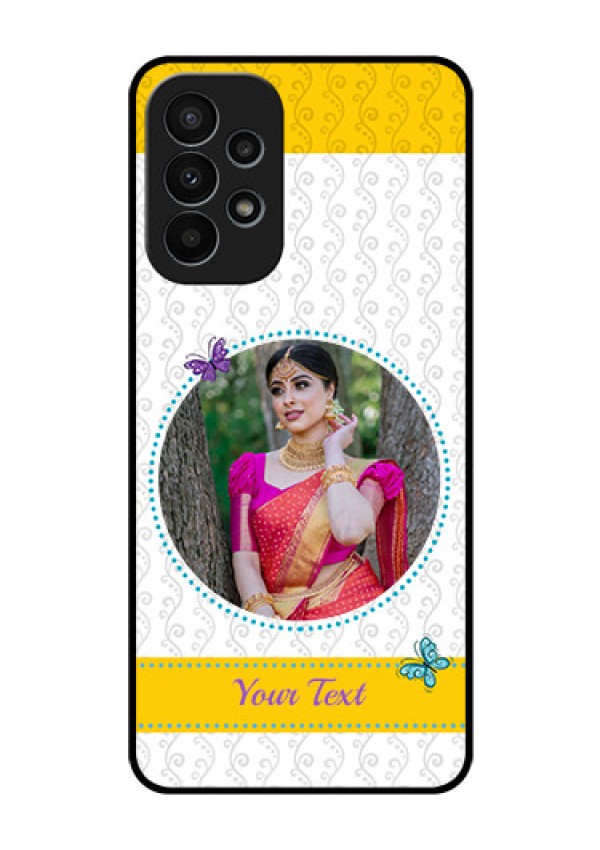 Galaxy A23 4G Custom Glass Mobile Case - Girls Premium Case Design