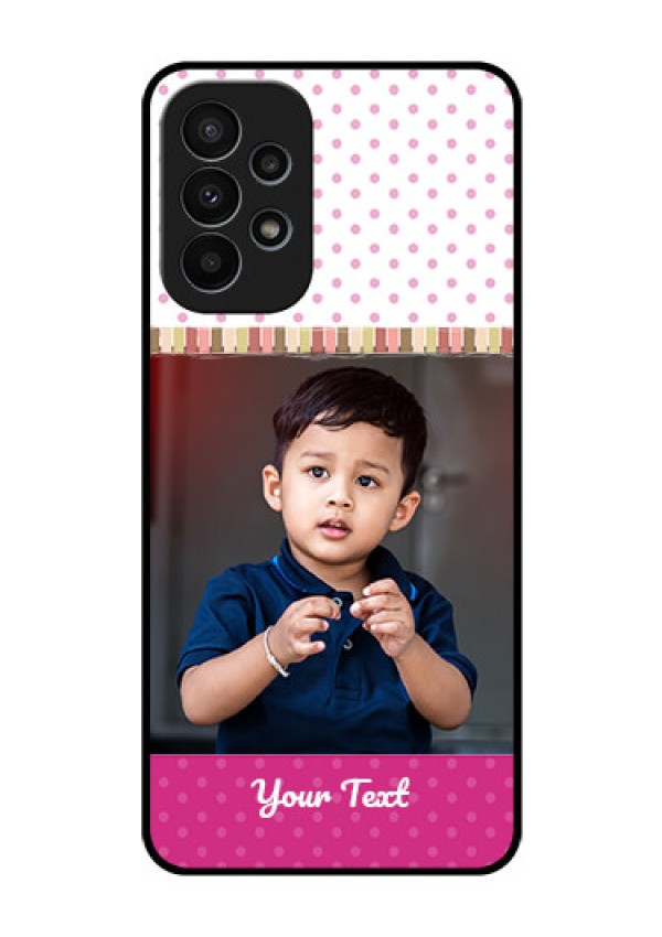 Galaxy A23 4G Photo Printing on Glass Case - Cute Girls Cover Design