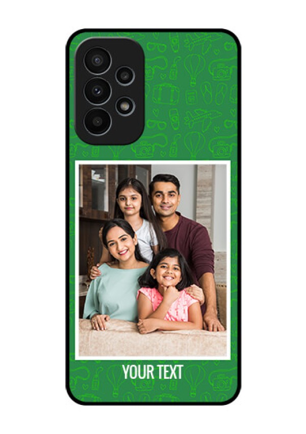 Galaxy A23 4G Personalized Glass Phone Case - Picture Upload Design