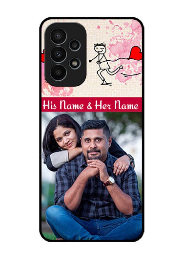 Galaxy A23 4G Photo Printing on Glass Case - You and Me Case Design