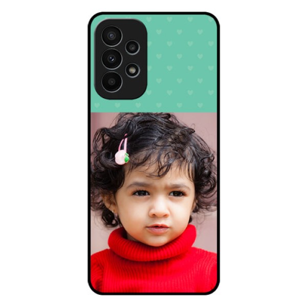 Galaxy A23 4G Custom Glass Phone Case - Lovers Picture Design