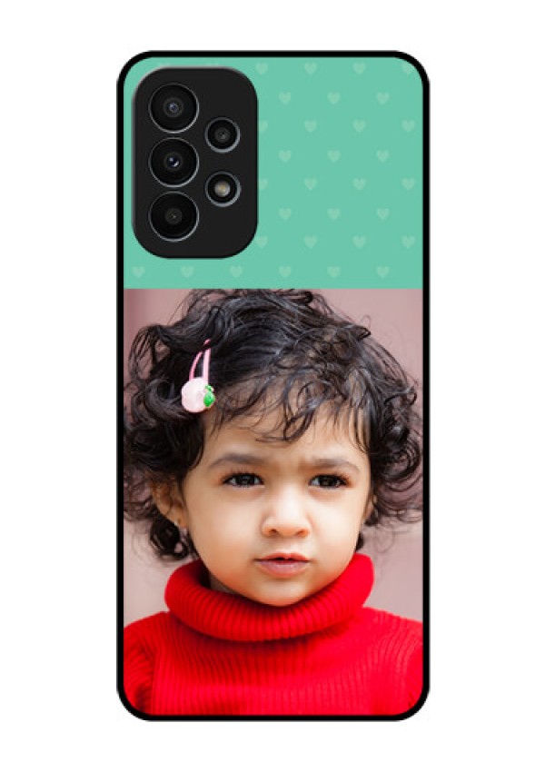 Galaxy A23 4G Custom Glass Phone Case - Lovers Picture Design