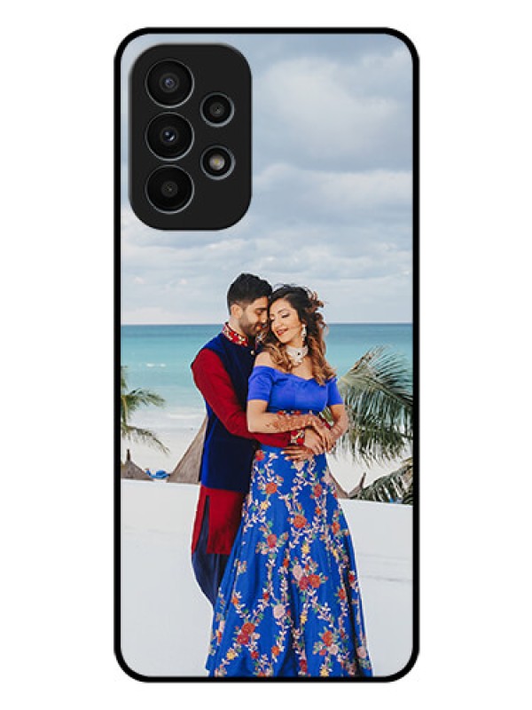 Custom Galaxy A23 4G Photo Printing on Glass Case - Upload Full Picture Design