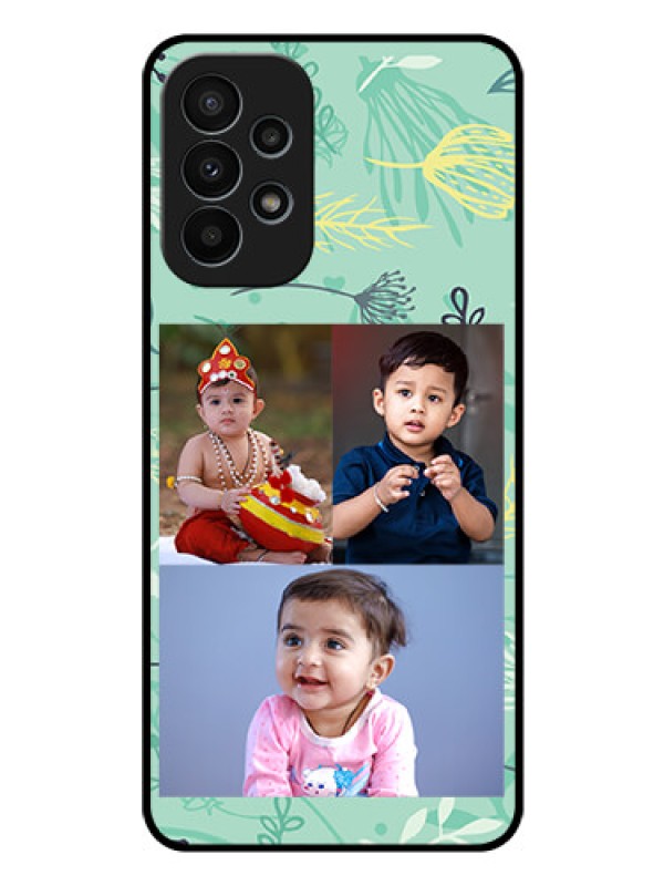 Custom Galaxy A23 4G Photo Printing on Glass Case - Forever Family Design