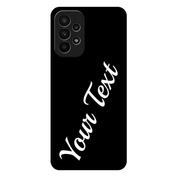Galaxy A23 4G Custom Glass Mobile Cover with Your Name