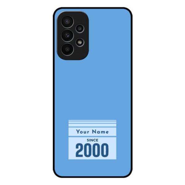 Galaxy A23 4G Custom Glass Mobile Case - Custom Year of birth Design
