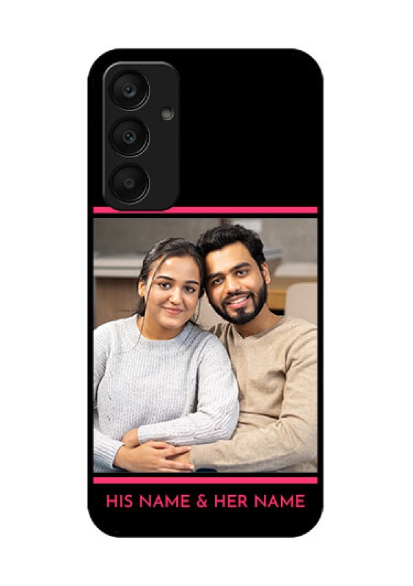 Samsung Galaxy A25 5G Custom Glass Phone Case - With Add Text Design