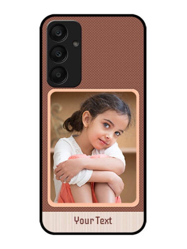 Custom Samsung Galaxy A25 5G Custom Glass Phone Case - Simple Pic Upload Design