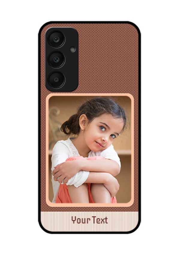 Samsung Galaxy A25 5G Custom Glass Phone Case - Simple Pic Upload Design