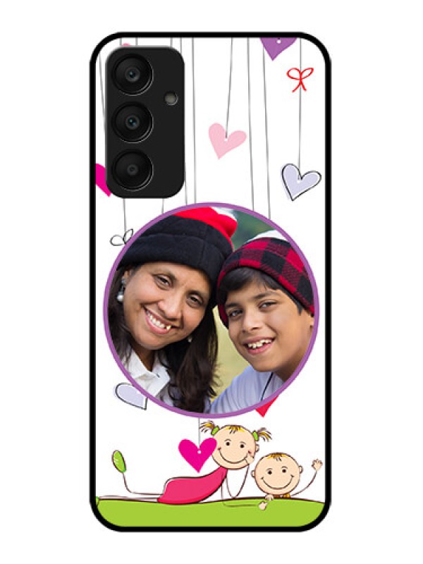 Custom Samsung Galaxy A25 5G Custom Glass Phone Case - Cute Kids Phone Case Design
