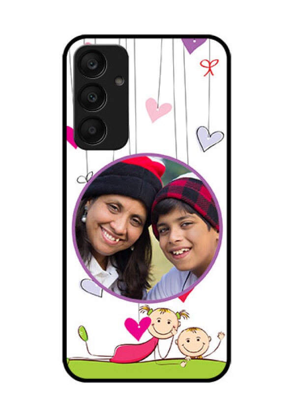 Samsung Galaxy A25 5G Custom Glass Phone Case - Cute Kids Phone Case Design