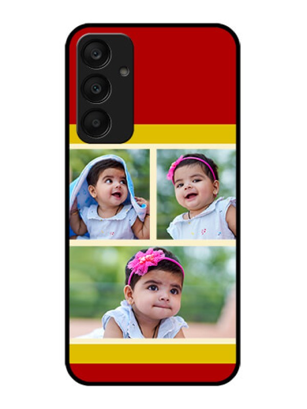 Custom Samsung Galaxy A25 5G Custom Glass Phone Case - Multiple Pic Upload Design
