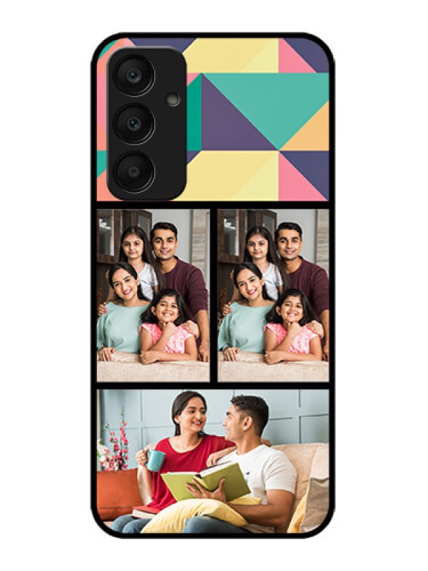 Custom Samsung Galaxy A25 5G Custom Glass Phone Case - Bulk Pic Upload Design