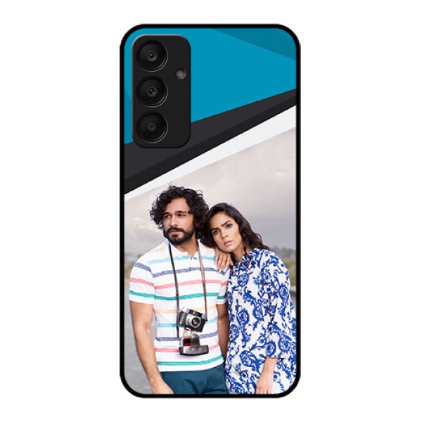Samsung Galaxy A25 5G Custom Glass Phone Case - Simple Pattern Photo Upload Design Samsung Galaxy A25 5G Custom Glass Phone Case - Simple Pattern Photo Upload Design