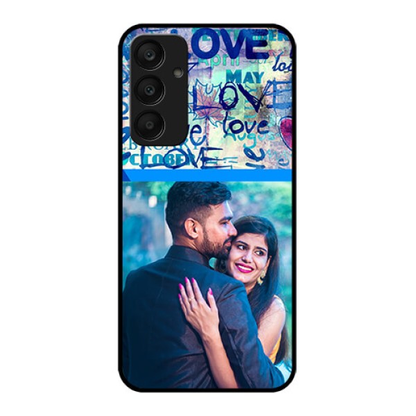 Samsung Galaxy A25 5G Custom Glass Phone Case - Colorful Love Design