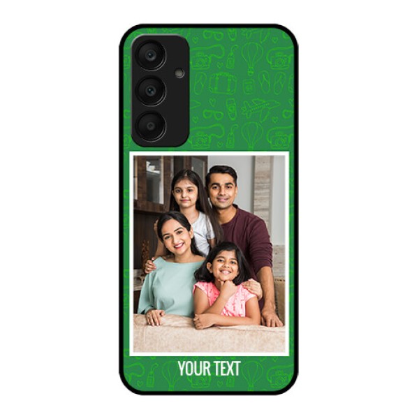 Samsung Galaxy A25 5G Custom Glass Phone Case - Picture Upload Design