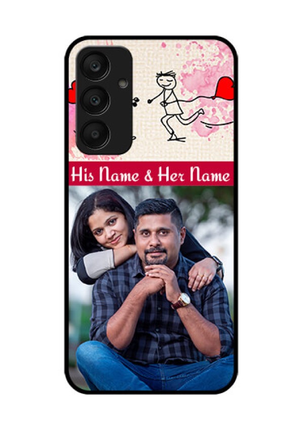 Samsung Galaxy A25 5G Custom Glass Phone Case - You And Me Case Design