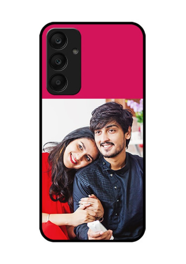 Samsung Galaxy A25 5G Custom Glass Phone Case - Anniversary Cover Design