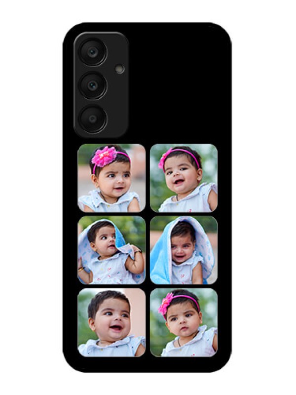 Custom Samsung Galaxy A25 5G Custom Glass Phone Case - Multiple Pictures Design