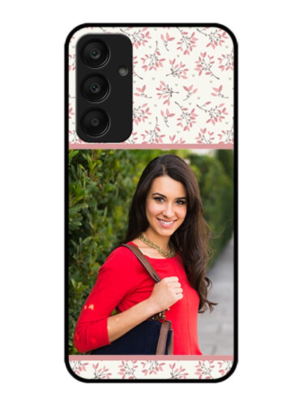 Custom Samsung Galaxy A25 5G Custom Glass Phone Case - Stunning Floral Design
