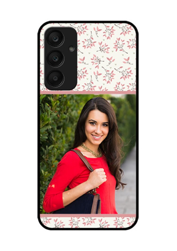 Samsung Galaxy A25 5G Custom Glass Phone Case - Stunning Floral Design