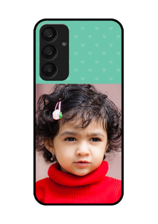Samsung Galaxy A25 5G Custom Glass Phone Case - Lovers Picture Design