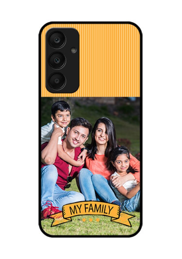 Samsung Galaxy A25 5G Custom Glass Phone Case - My Family Design