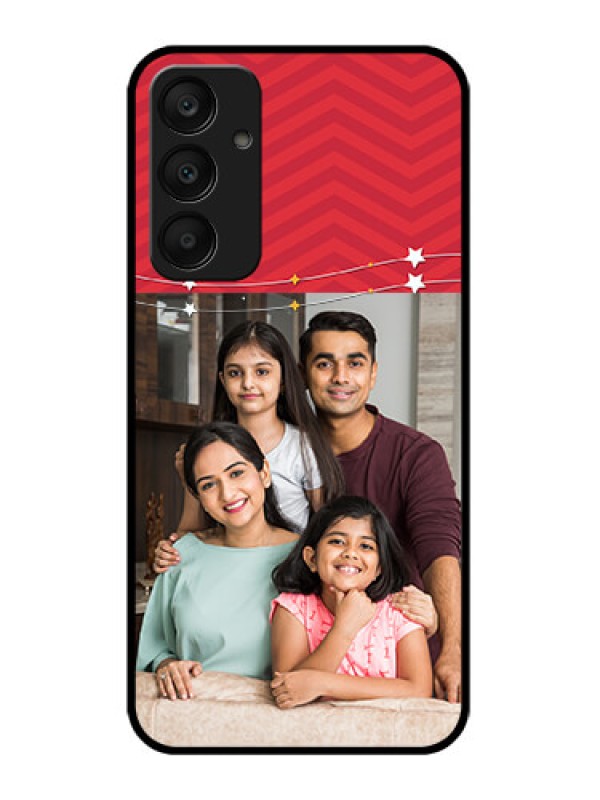 Custom Samsung Galaxy A25 5G Custom Glass Phone Case - Happy Family Design