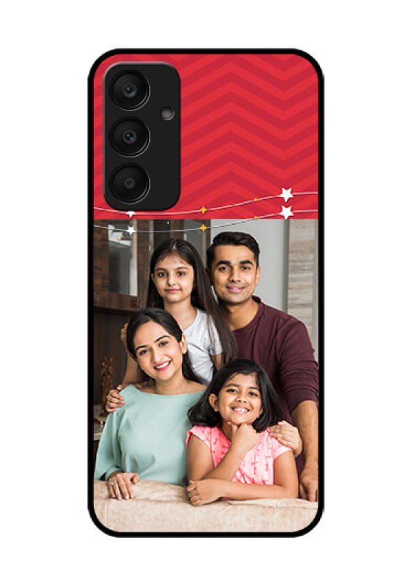 Samsung Galaxy A25 5G Custom Glass Phone Case - Happy Family Design