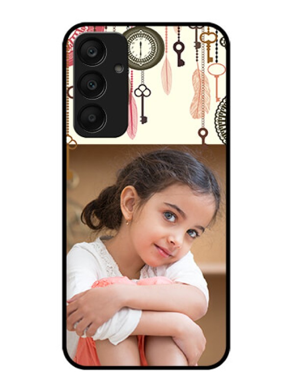 Custom Samsung Galaxy A25 5G Custom Glass Phone Case - Boho Style Design