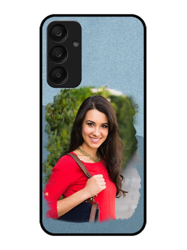 Custom Samsung Galaxy A25 5G Custom Glass Phone Case - Grunge Line Art Design