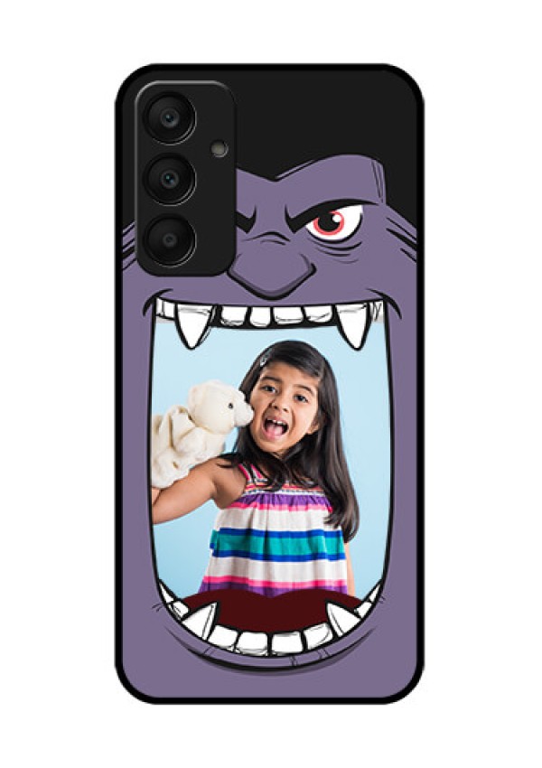 Samsung Galaxy A25 5G Custom Glass Phone Case - Angry Monster Design