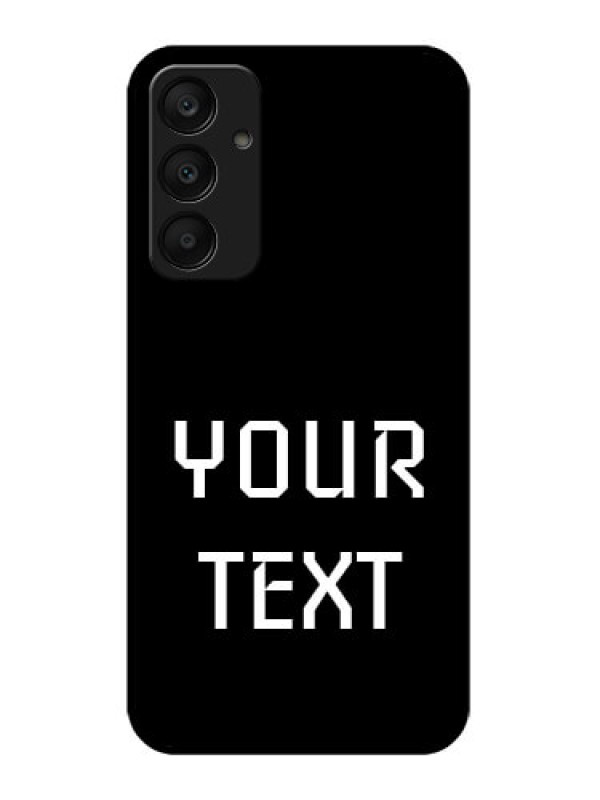 Custom Samsung Galaxy A25 5G Custom Glass Phone Case - Your Name Design