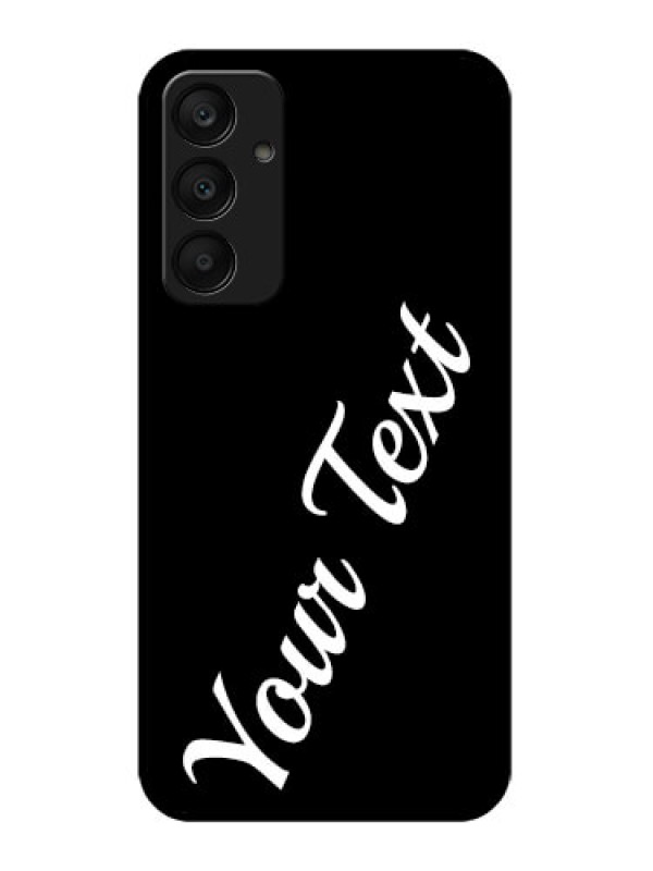 Custom Samsung Galaxy A25 5G Custom Glass Phone Case - With Your Name Design