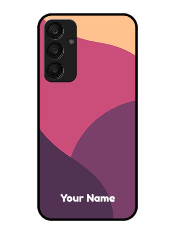 Custom Samsung Galaxy A25 5G Custom Glass Phone Case - Mixed Multi - Colour Abstract Art Design