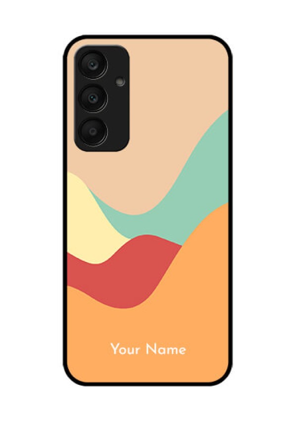 Samsung Galaxy A25 5G Custom Glass Phone Case - Ocean Waves Multi - Colour Design