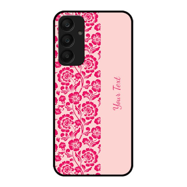 Samsung Galaxy A25 5G Custom Glass Phone Case - Attractive Floral Pattern Design Samsung Galaxy A25 5G Custom Glass Phone Case - Attractive Floral Pattern Design