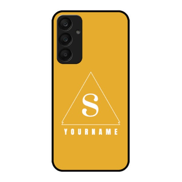 Samsung Galaxy A25 5G Custom Glass Phone Case - Simple Triangle Design