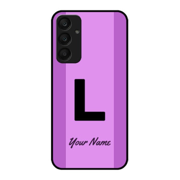 Samsung Galaxy A25 5G Custom Glass Phone Case - Tricolor Custom Text Design Samsung Galaxy A25 5G Custom Glass Phone Case - Tricolor Custom Text Design