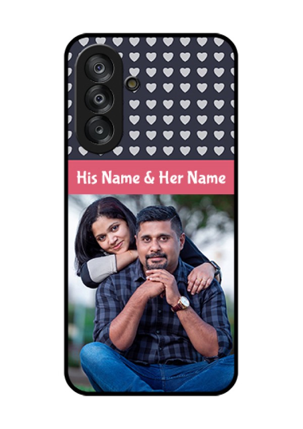 Galaxy A26 5G Custom Glass Phone Case - Love Symbols Design